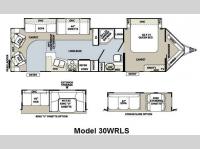 Floorplan - 2010 Forest River RV Flagstaff V-Lite 30WRLS