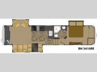 Floorplan - 2011 Heartland Bighorn 3410RE