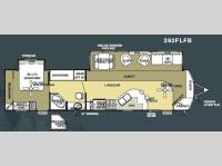 Floorplan - 2010 Forest River RV Salem Villa Estate 392FLFB
