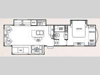 Floorplan - 2011 Forest River RV Cedar Creek 34RLSA