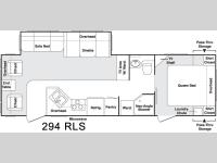 Floorplan - 2006 Keystone RV Cougar 294RLS