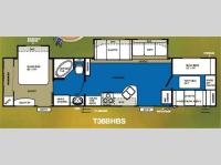 Floorplan - 2011 Forest River RV Wildwood 36BHBS