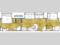 Floorplan - 2011 Gulf Stream RV Innsbruck 408TBS