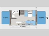 Floorplan - 2011 Jayco Jay Feather Sport X17Z