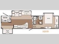 Floorplan - 2011 SunnyBrook Bristol Bay 3420 BH