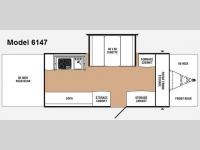 Floorplan - 2011 Palomino M-Series 6147