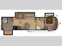 Floorplan - 2012 Keystone RV Retreat 39KBTS