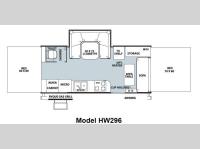 Floorplan - 2012 Forest River RV Rockwood High Wall Series HW296