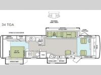 Floorplan - 2012 Tiffin Motorhomes Allegro 34 TGA