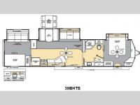 Floorplan - 2012 Coachmen RV Catalina Deluxe Edition 39BHTS