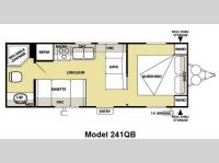 Floorplan - 2012 Forest River RV Salem Cruise Lite 241QBXL