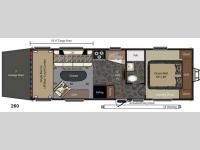 Floorplan - 2013 Keystone RV Fuzion 260