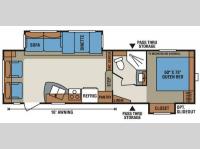 Floorplan - 2013 KZ Sportsmen S265RL