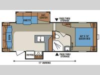 Floorplan - 2013 KZ Durango 1500 D245SB