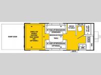Floorplan - 2013 Echo RV Bandit 240 APH