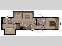 Floorplan - 2014 Keystone RV Sprinter Copper Canyon 292FWBHS