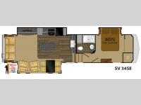 Floorplan - 2014 Heartland Silverado 34SE