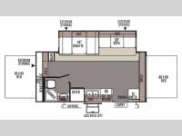 Floorplan - 2014 Forest River RV Rockwood Roo 21SS