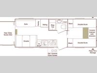 Floorplan - 2004 Keystone RV Outback 26RS