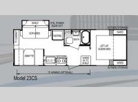 Floorplan - 2014 Skyline Koala 23CS