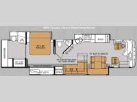 Floorplan - 2014 Thor Motor Coach Tuscany 40RX