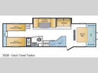 Floorplan - 2014 Shasta RVs Oasis 30QB