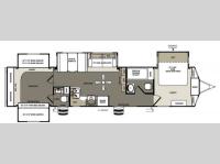 Floorplan - 2014 Forest River RV Sierra 402QB
