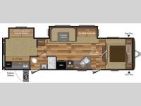 Floorplan - 2015 Keystone RV Hideout 31RBDS
