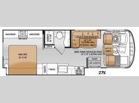 Floorplan - 2015 Thor Motor Coach Windsport 27K