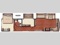 Floorplan - 2015 Gulf Stream RV Innsbruck 40DEN