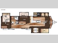 Floorplan - 2015 Forest River RV Wildwood Lodge 385FLBH