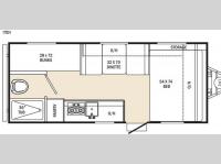 Floorplan - 2016 Coachmen RV Clipper Ultra-Lite 17BH