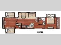 Floorplan - 2016 Gulf Stream RV Innsbruck 409RBB