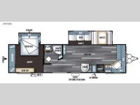 Floorplan - 2016 Forest River RV Salem 29FKBS