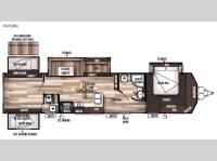 Floorplan - 2016 Forest River RV Wildwood DLX 402QBQ