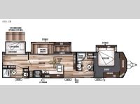 Floorplan - 2016 Forest River RV Wildwood DLX 426-2B