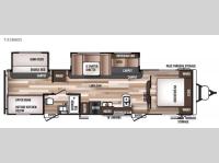 Floorplan - 2016 Forest River RV Wildwood 32BHDS