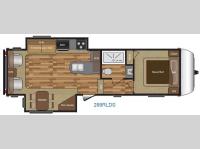 Floorplan - 2016 Keystone RV Hideout 299RLDS