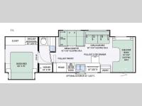 Floorplan - 2016 Thor Motor Coach Chateau 31L
