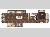 Floorplan - 2016 Forest River RV Cherokee Destination Trailers 39RL