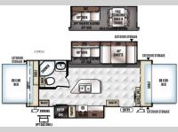 Floorplan - 2016 Forest River RV Flagstaff Shamrock 23IKSS