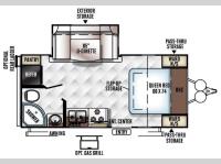 Floorplan - 2016 Forest River RV Rockwood Mini Lite 2104S