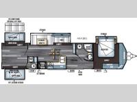 Floorplan - 2016 Forest River RV Salem Villa Series 402QBQ Classic