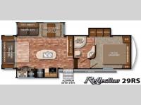 Floorplan - 2016 Grand Design Reflection 29RS