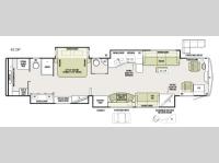 Floorplan - 2016 Tiffin Motorhomes Allegro Bus 45 OP