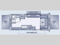 Floorplan - 2007 Jayco Jay Feather EXP 23 B
