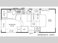 Floorplan - 2015 Coachmen RV Leprechaun 190CB Chevy 4500