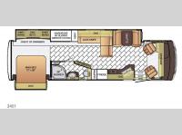 Floorplan - 2016 Newmar Bay Star 3401