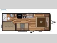 Floorplan - 2016 Keystone RV Hideout 212LHS