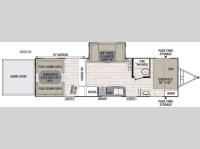 Floorplan - 2017 Coachmen RV Freedom Express Blast 301BLDS